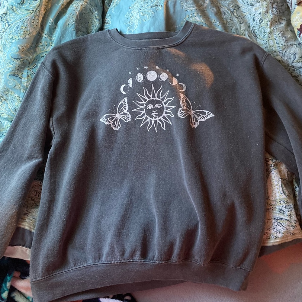 pacsun butterfly crew neck